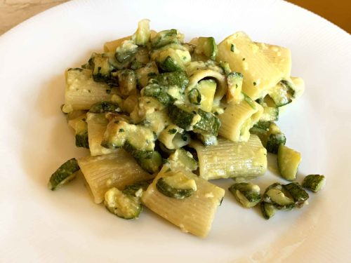 pasta carbonara zucchine ricetta