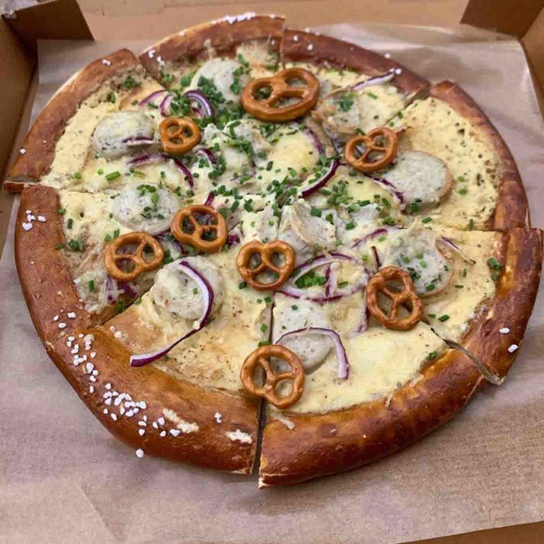 Brizza La Pizza Di Bretzel Con Formaggio E Senape Virale Ahim Brizza La Pizza Di Bretzel Con Formaggio E Senape Virale Ahim