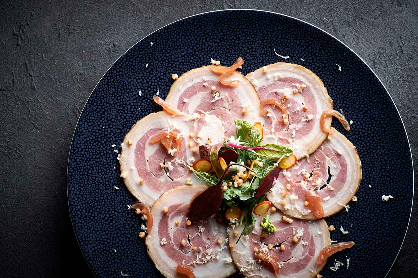 ristorante Bib Gourmand Slovenia gostilna rajh piatto