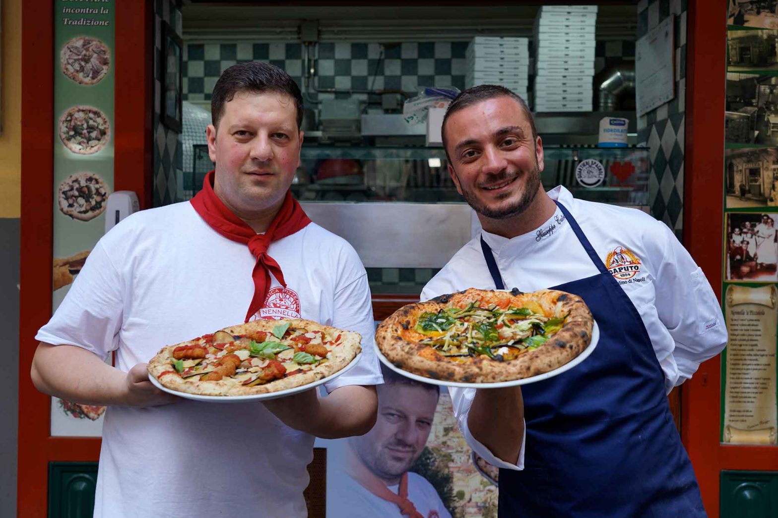 Pizza Pasquale Vitiello Nennella e Peppe Cutraro