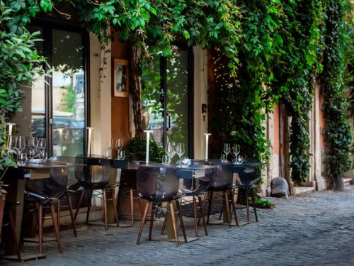 dehors di Roma Per Me Giulio Terrinoni