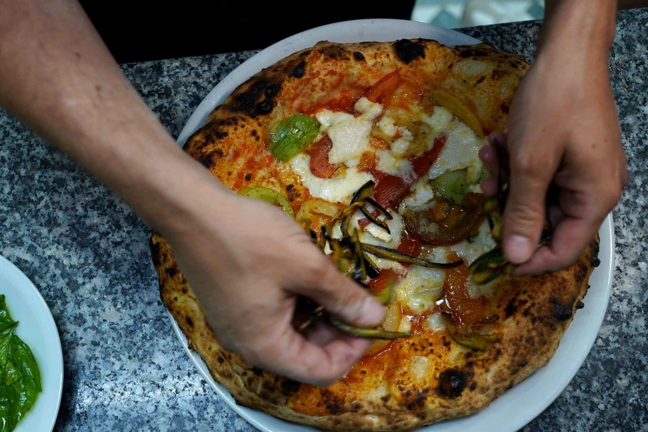 finitura pizza contemporanea Quartier Latin
