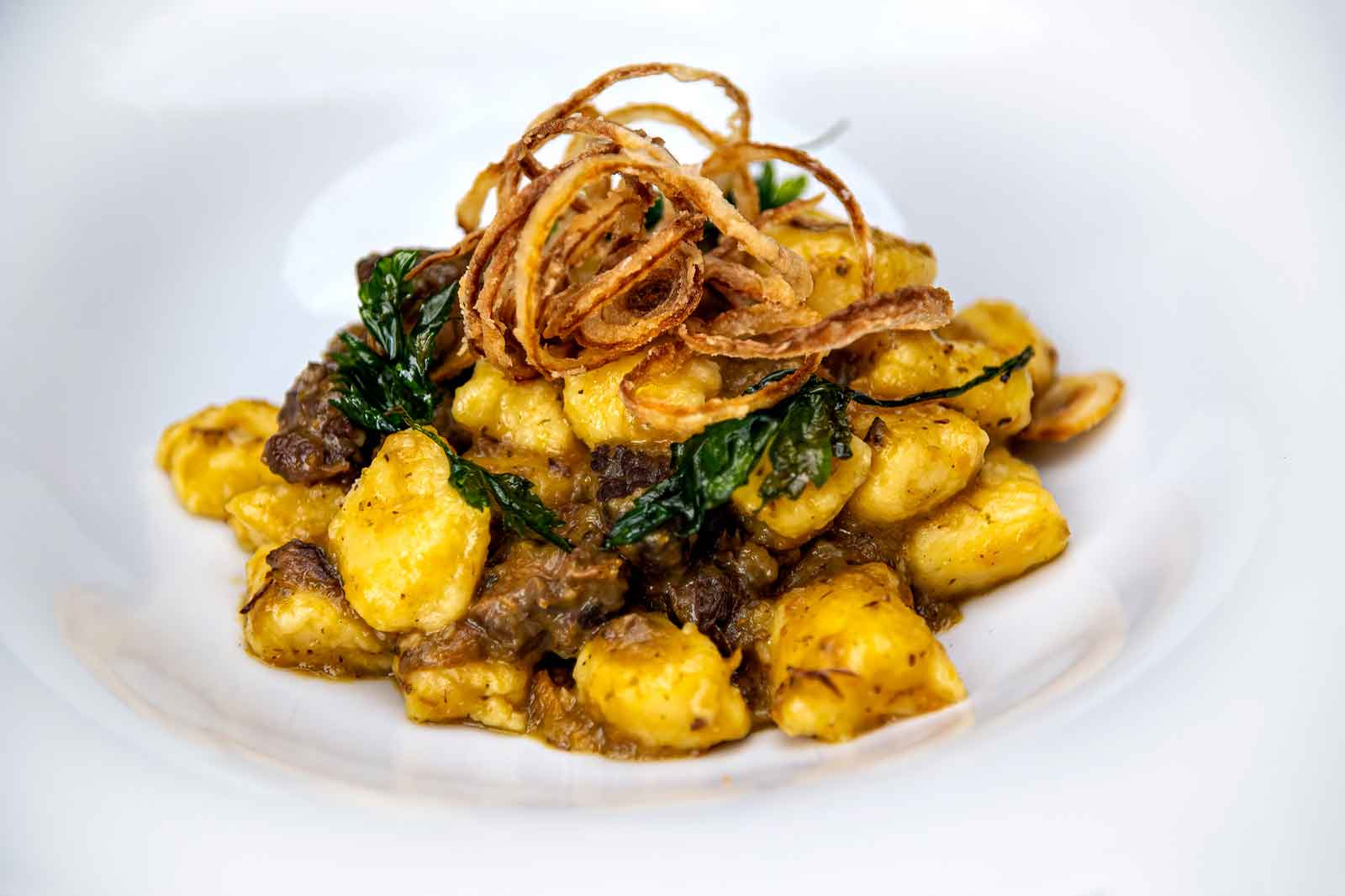 la preja a Montabone niccolo limina gnocchi con sugo di cavallo
