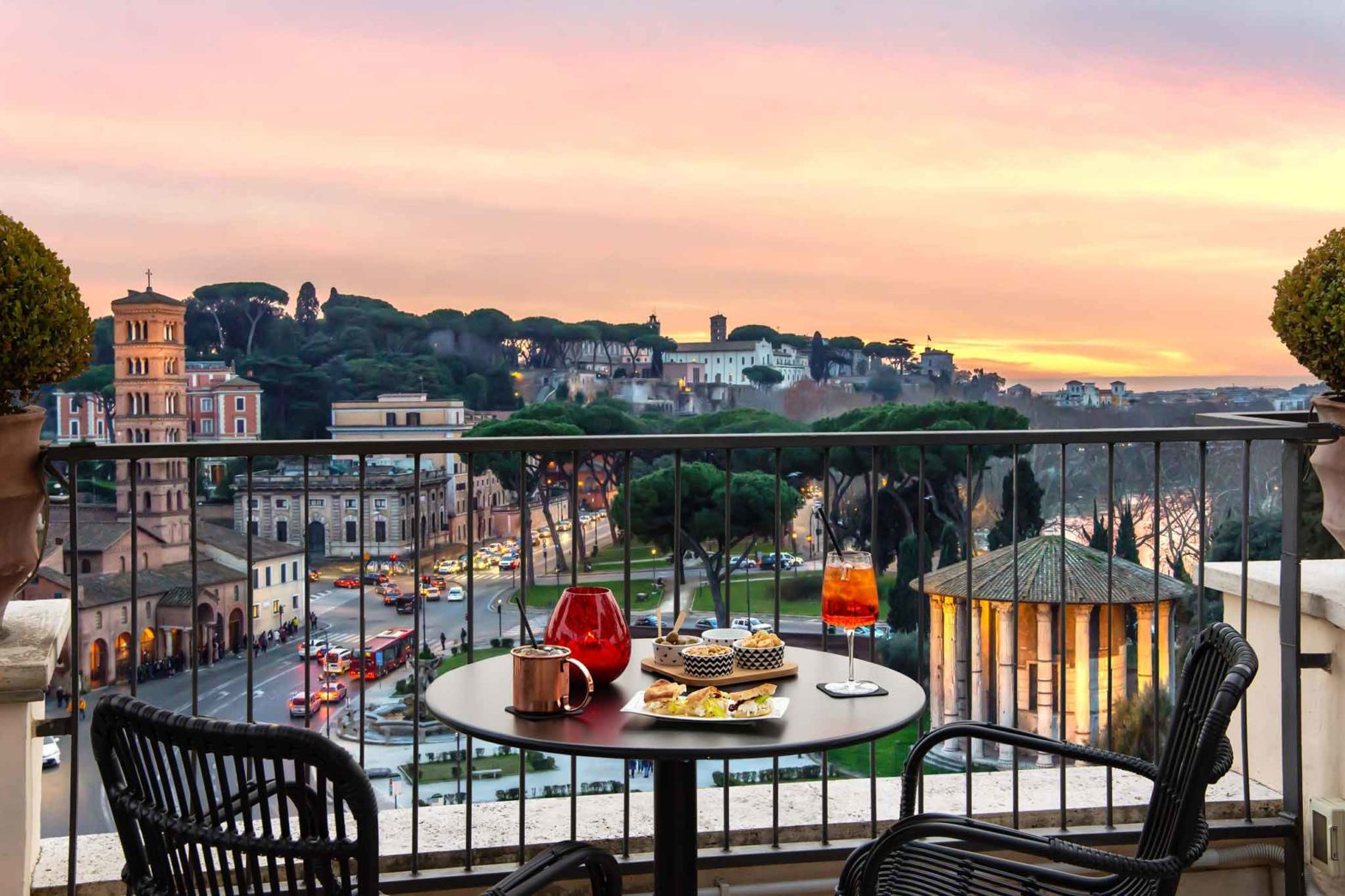 47 circus roma roof garden aperitivo