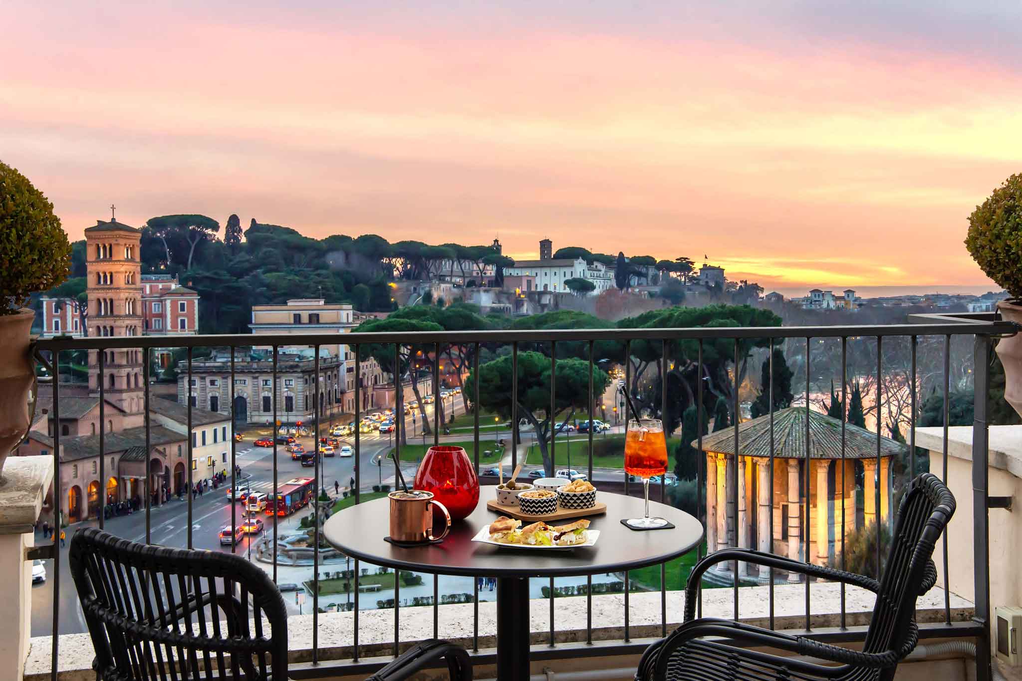 47 circus roma roof garden aperitivo