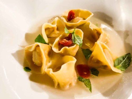 Casa Coloni ristorante Paestum tortelli di parmigiana