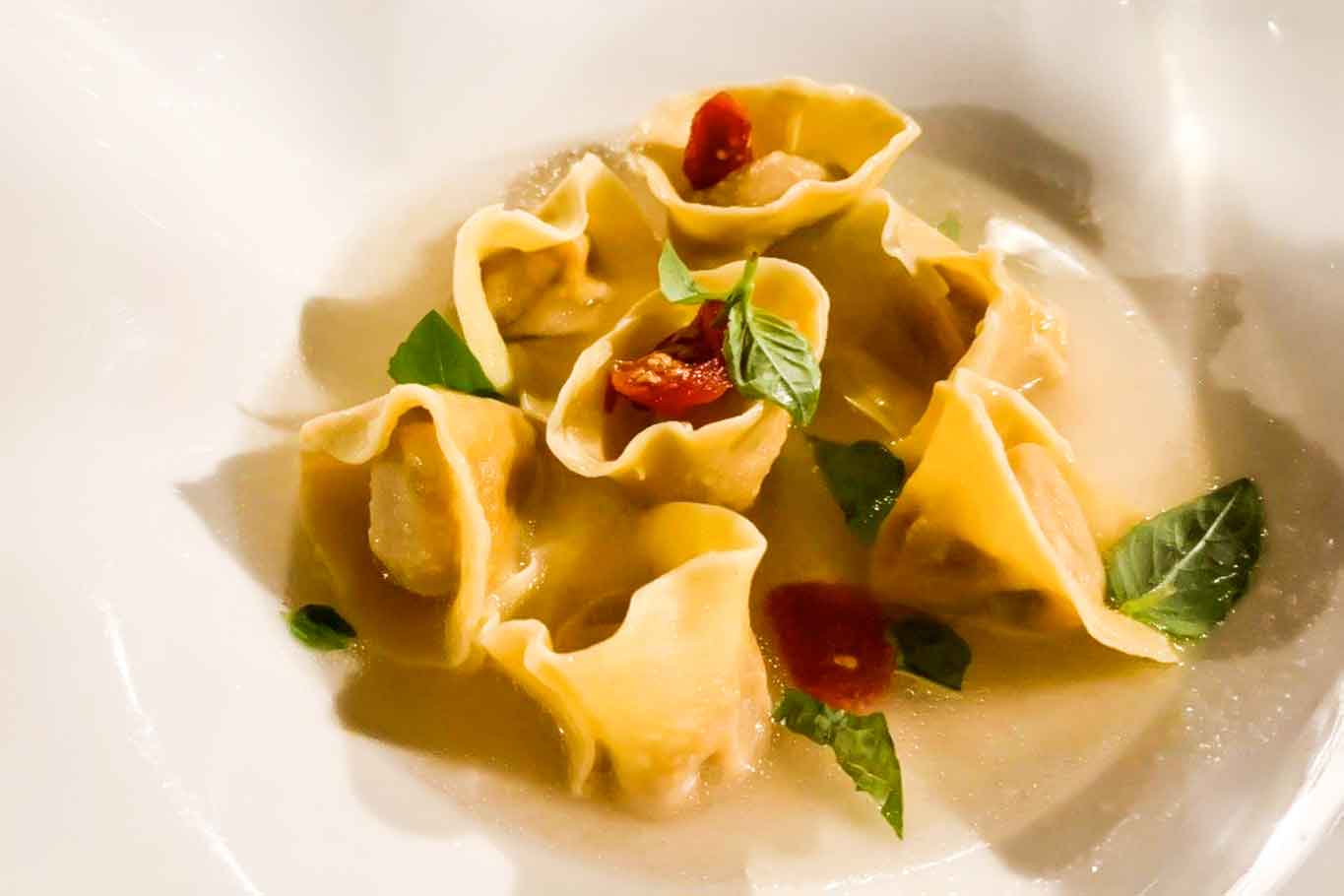 Casa Coloni ristorante Paestum tortelli di parmigiana