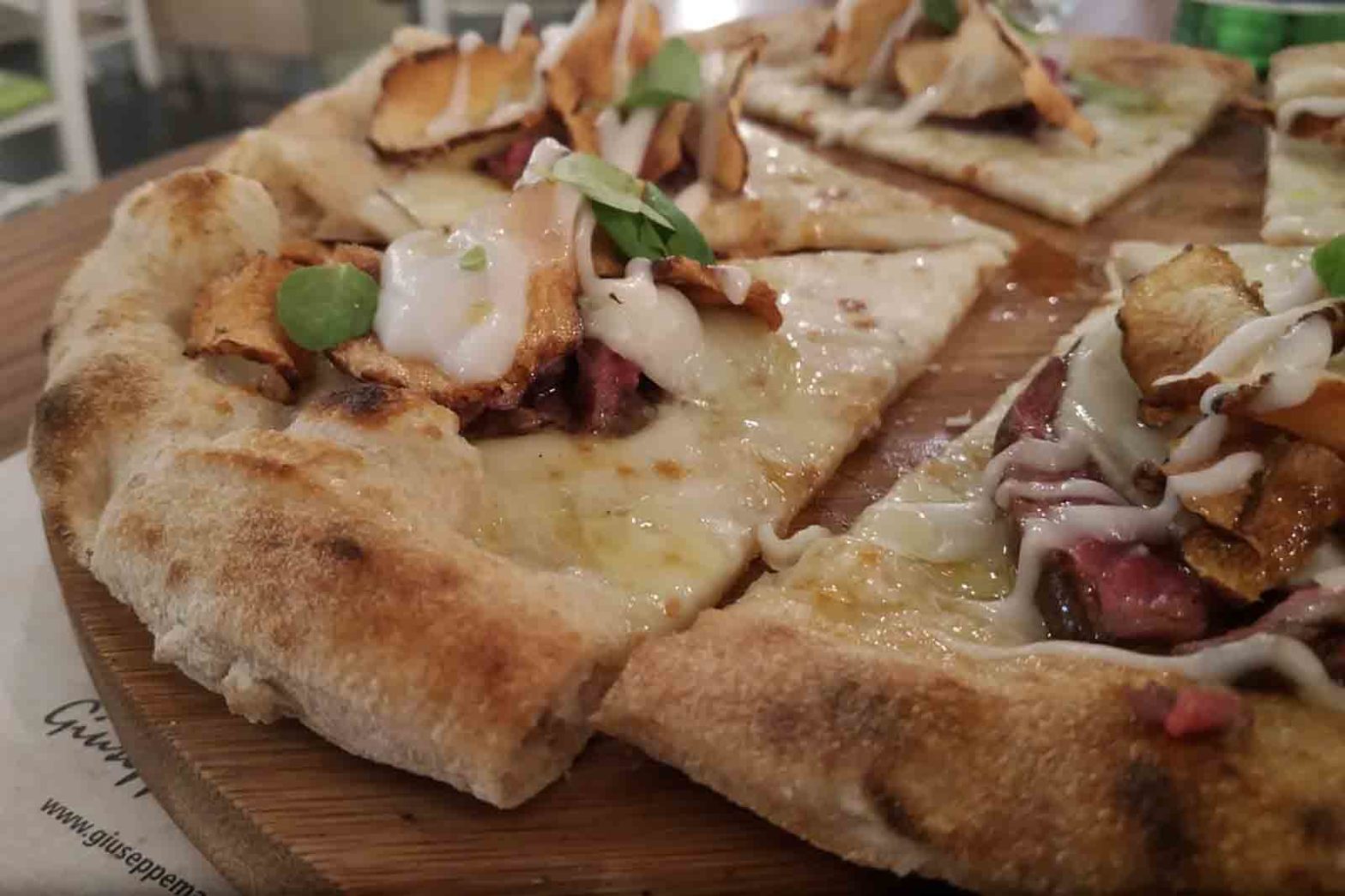 pizza con la carne Chateaubriand Daniele Gourmet Avellino