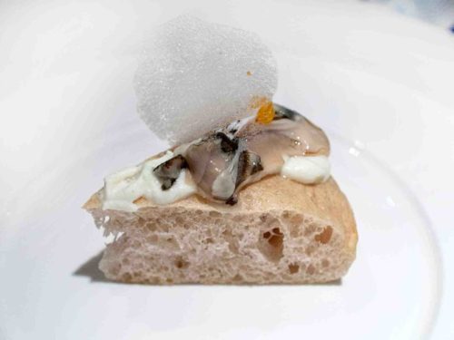 pizza con ostrica Blanco Beach Club Messina