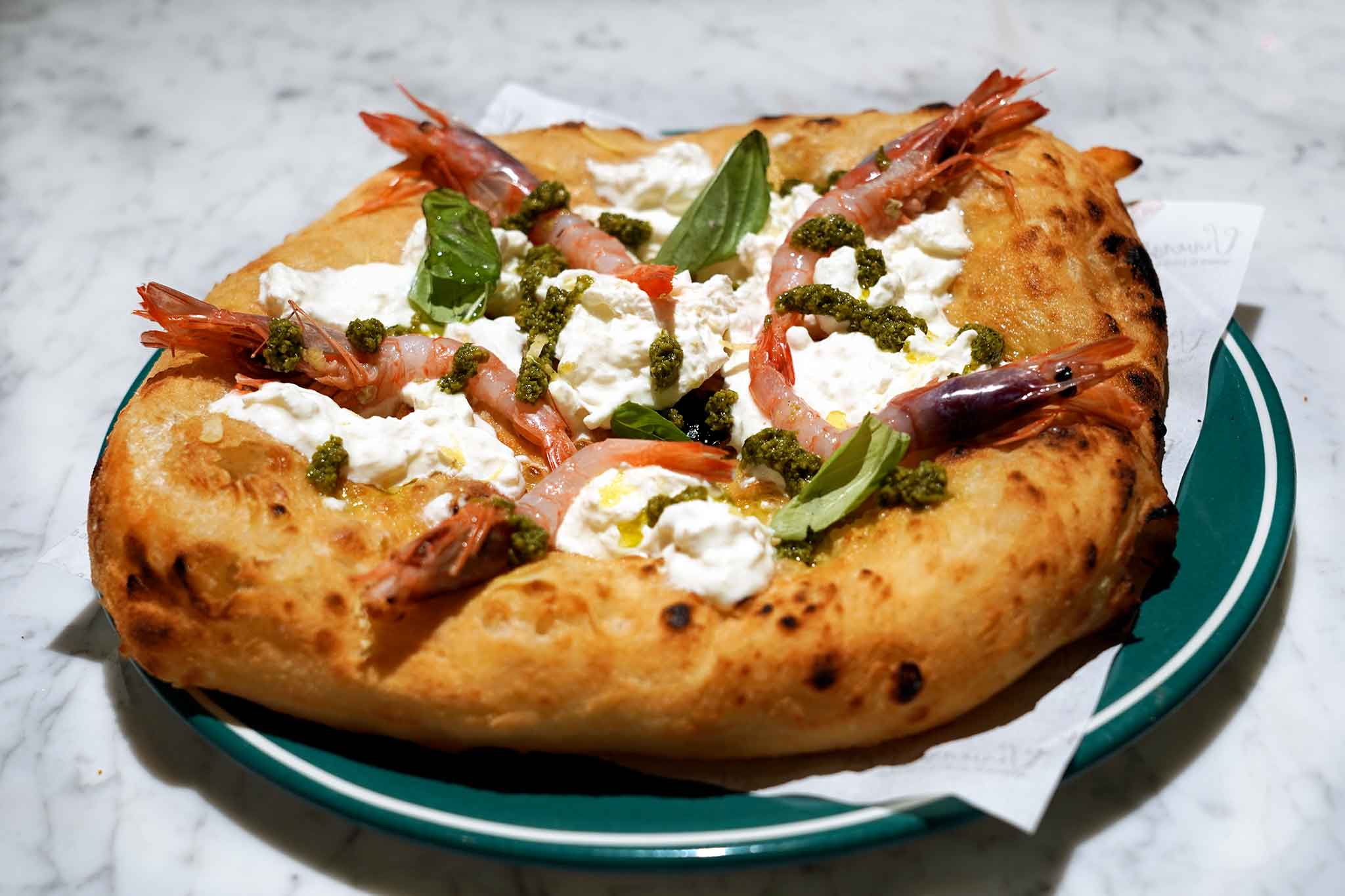 pizza posillipina Vincenzo Capuano