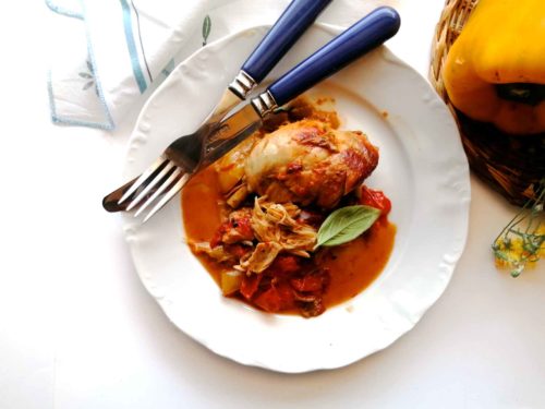 pollo e peperoni ricetta