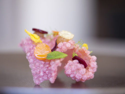 tapioca croccante chef Raffaele Lenzi Berton al lago