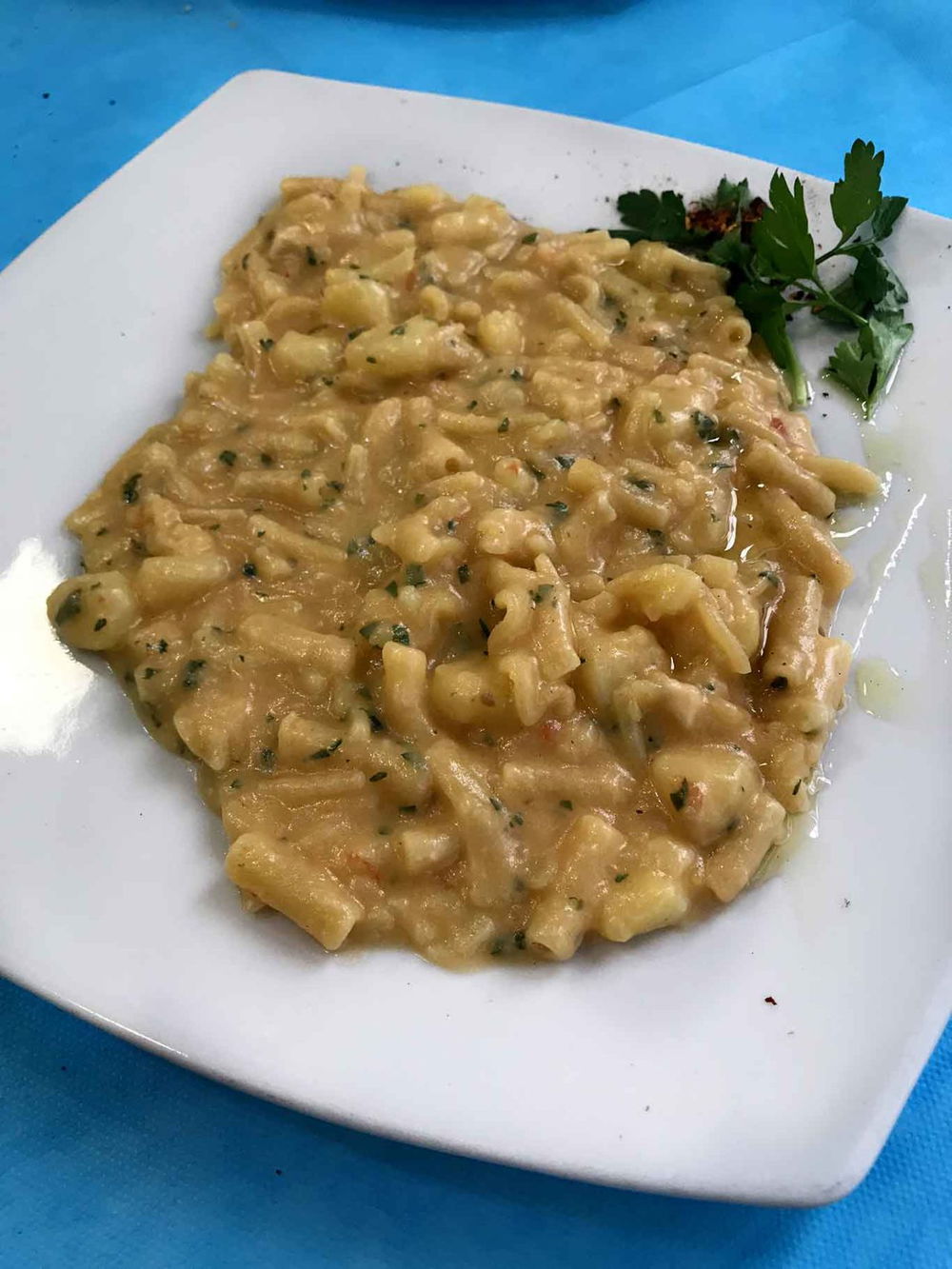 pasta patate e provola azzeccata