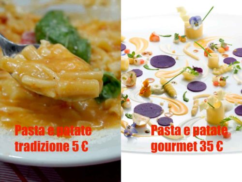 prezzi pasta e patate