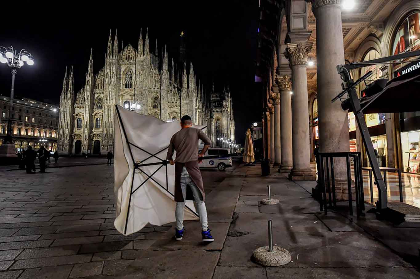 coprifuoco Milano Duomo