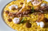 risotto alla zucca scampi guanciale ricetta