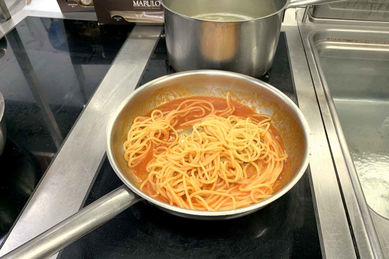Una pasta italiana migliore: spaghetti
