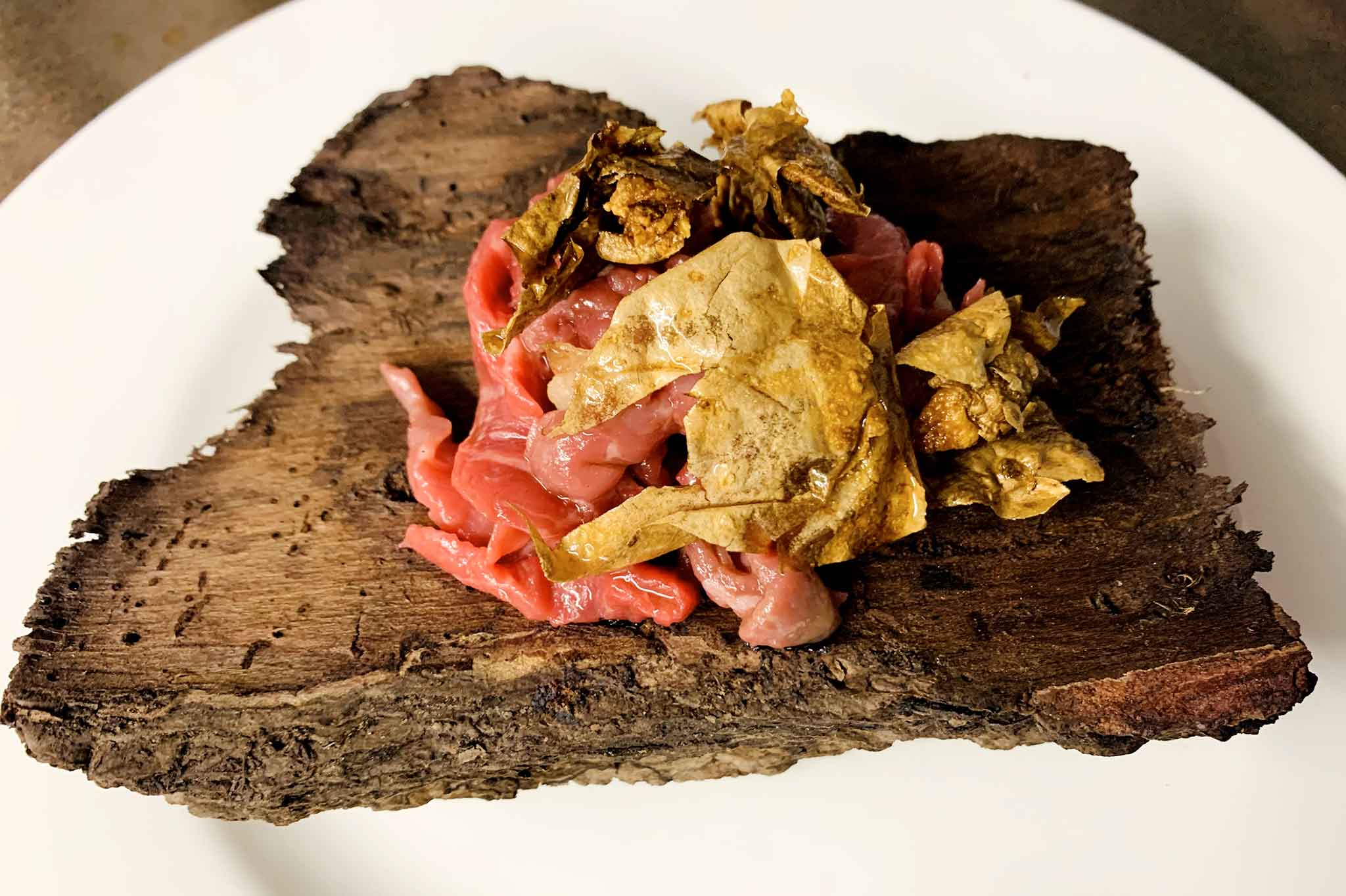 Bistecca primitiva Cristiano Tomei ristorante Imbuto delivery