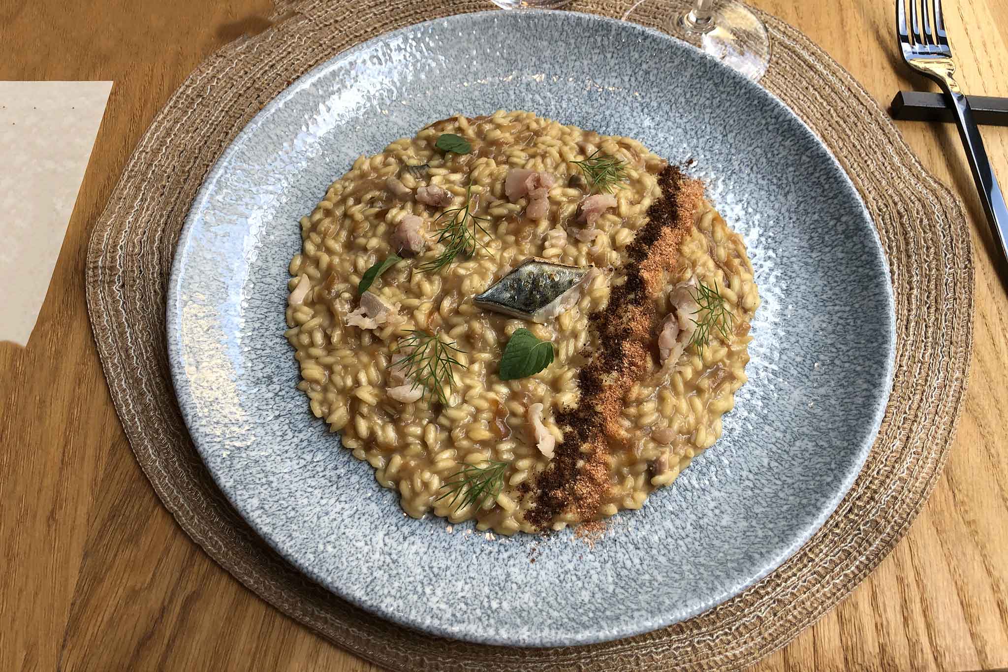 Carter Oblio ristorante Roma risotto
