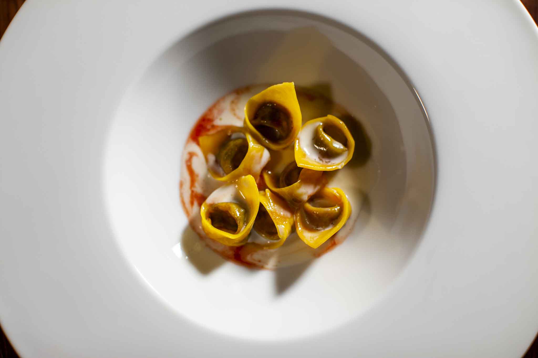 Zia Restaurant Roma tortelli radicchio parmigiano e bitter