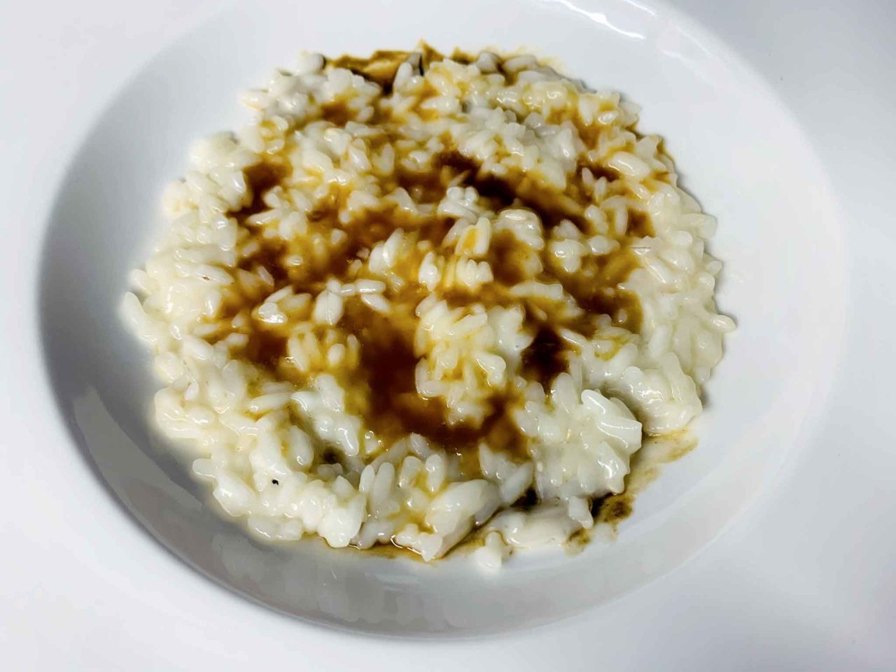 minestra di riso a domicilio del ristorante stella Michelin L'Imbuto