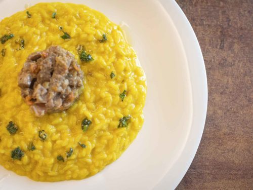 risotto allo zafferano