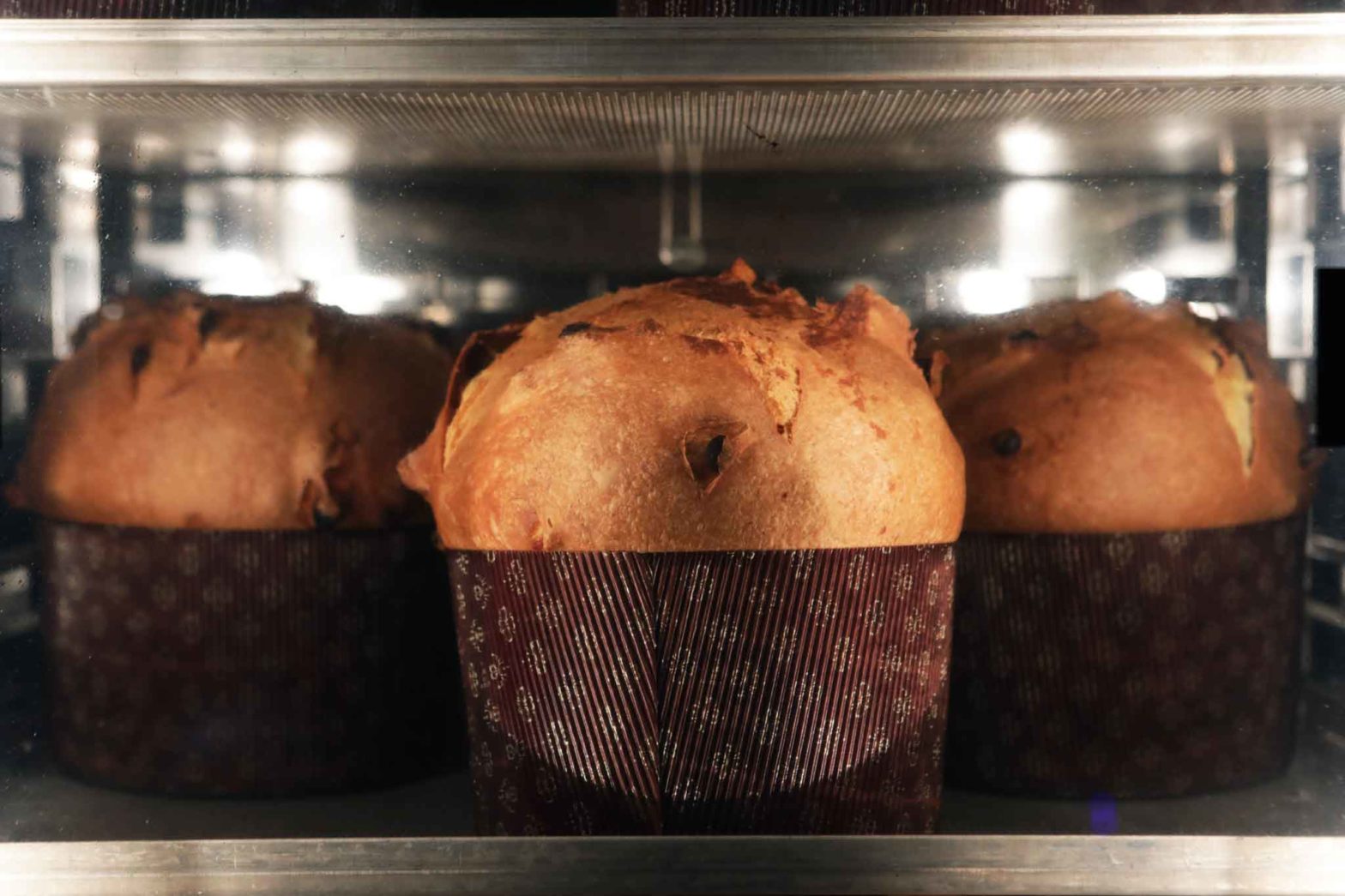 panettoni in forno