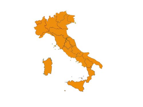 Italia coronavirus tutta zona arancione
