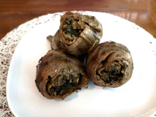 carciofi alla romana