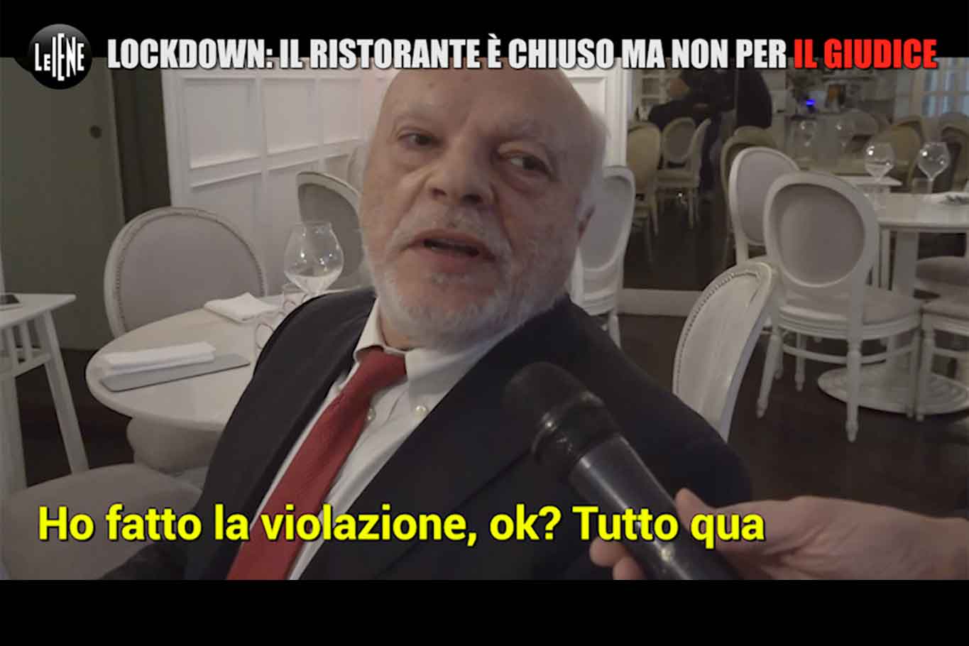 Zona arancione ristorante Chinappi le iene