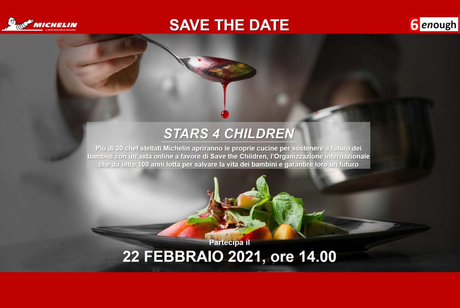 Guida Michelin Save the Children asta