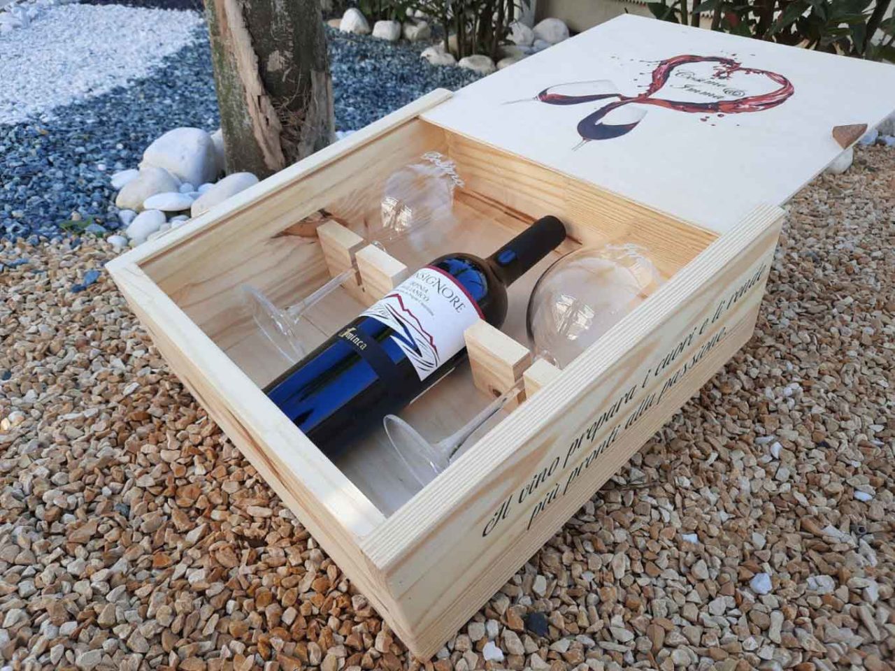 aminea wine box san valentino