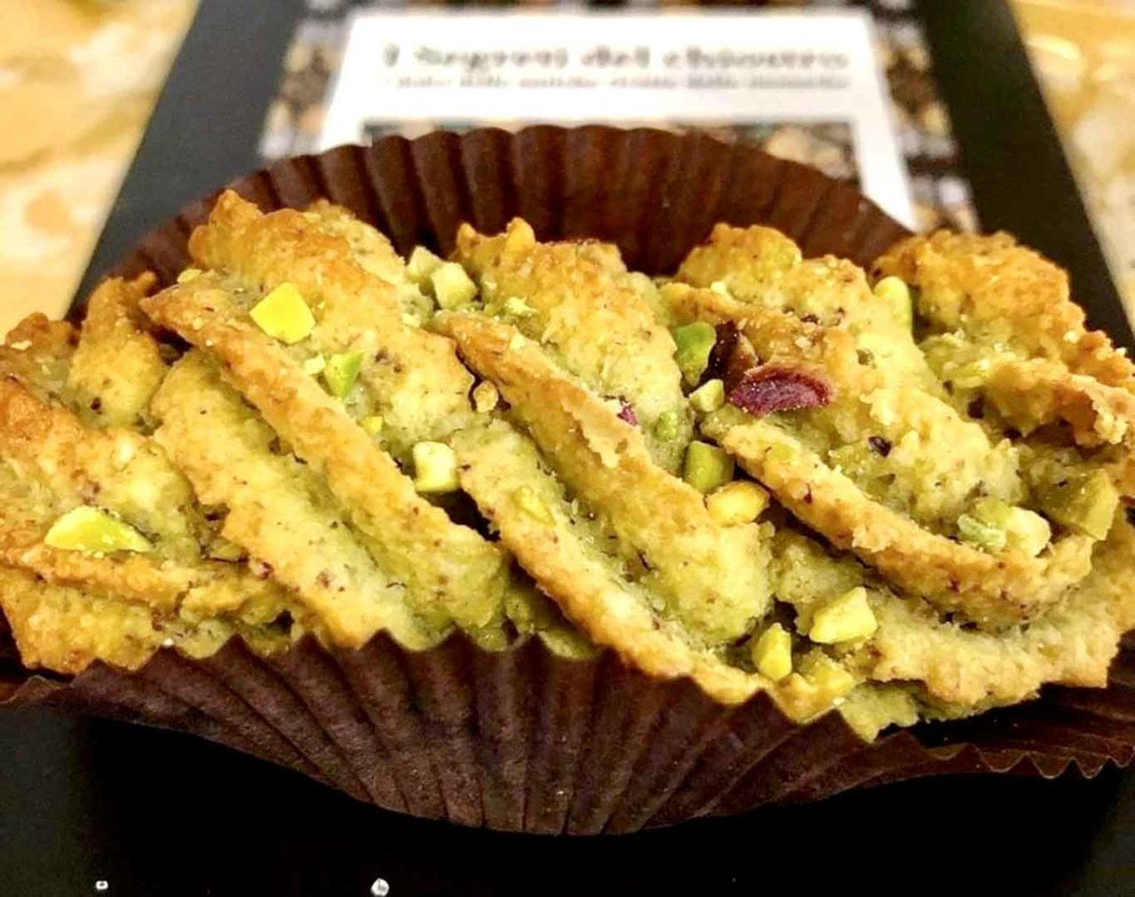 dolci antichi di Palermo biscotti ricci al pistacchio