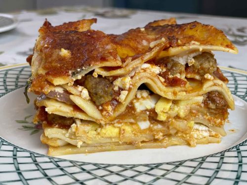 lasagna napoletana di Carnevale