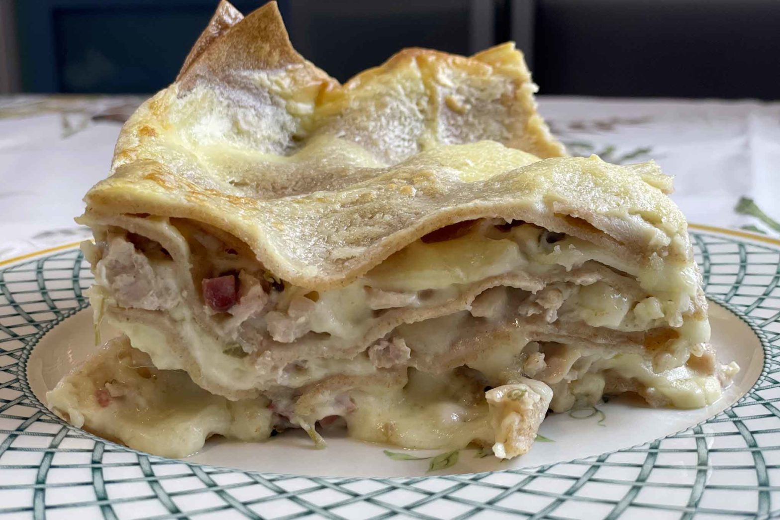 lasagne di farro con ragù di coniglio