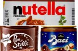nutella, pan di stelle, crema baci perugina