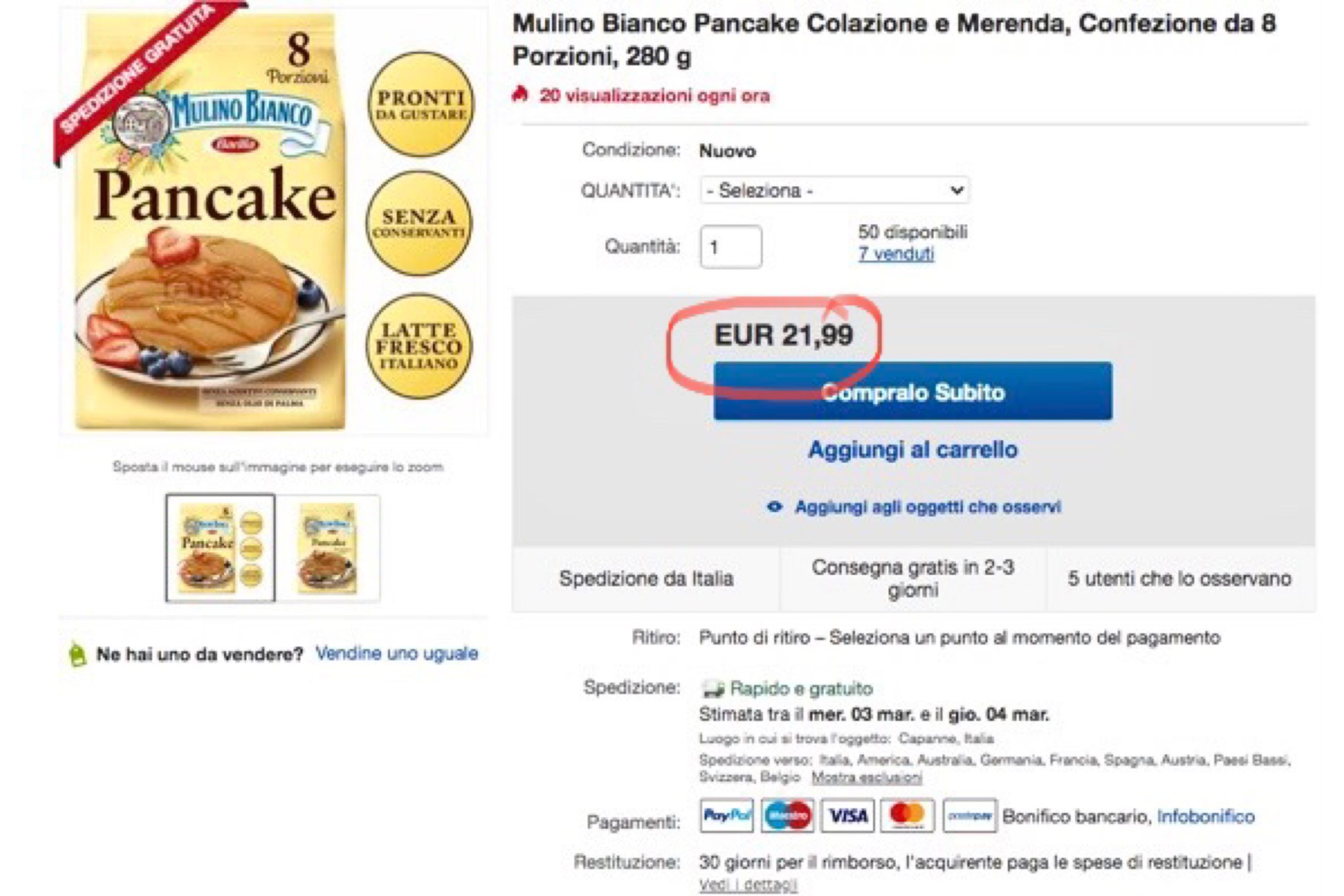 Pancake Mulino Bianco: la prova costa 21,99 euro. Ma Barilla dice