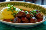 ristorante kometen Goteborg polpette lingon