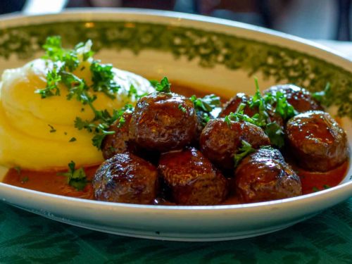 ristorante kometen Goteborg polpette lingon