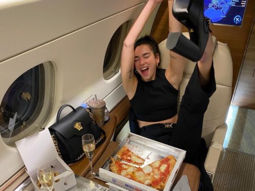 la pizza di Gino Sorbillo e Dua Lipa