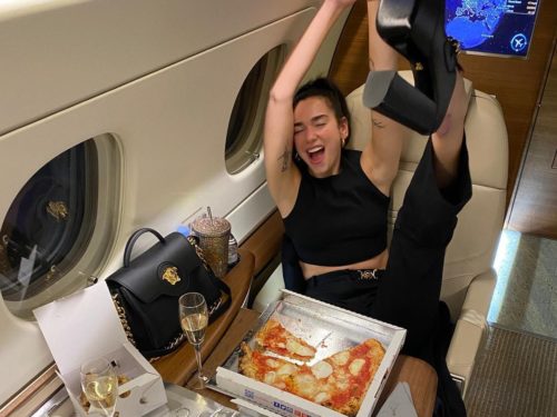 la pizza di Gino Sorbillo e Dua Lipa