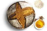 Busket pane grano margherito curcuma