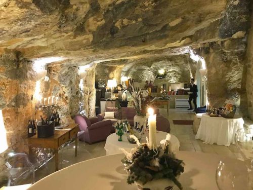 Locanda Don Serafino ristorante stella Michelin Sicilia Ragusa Ibla sala