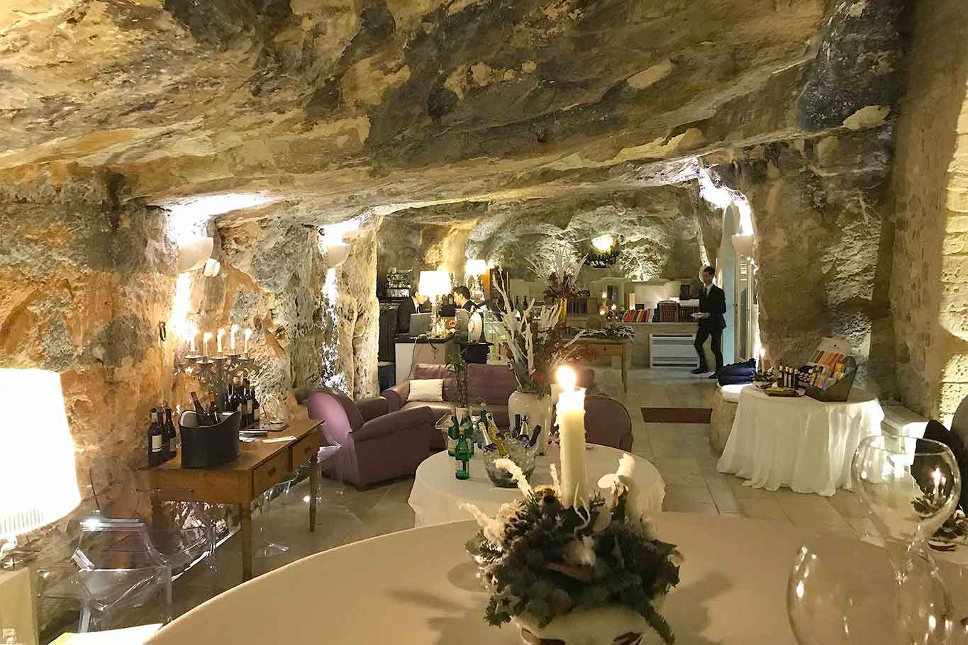 Locanda Don Serafino ristorante stella Michelin Sicilia Ragusa Ibla sala