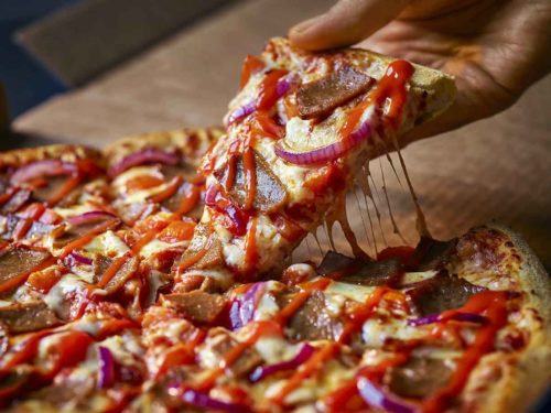 Pizza kebab fetta