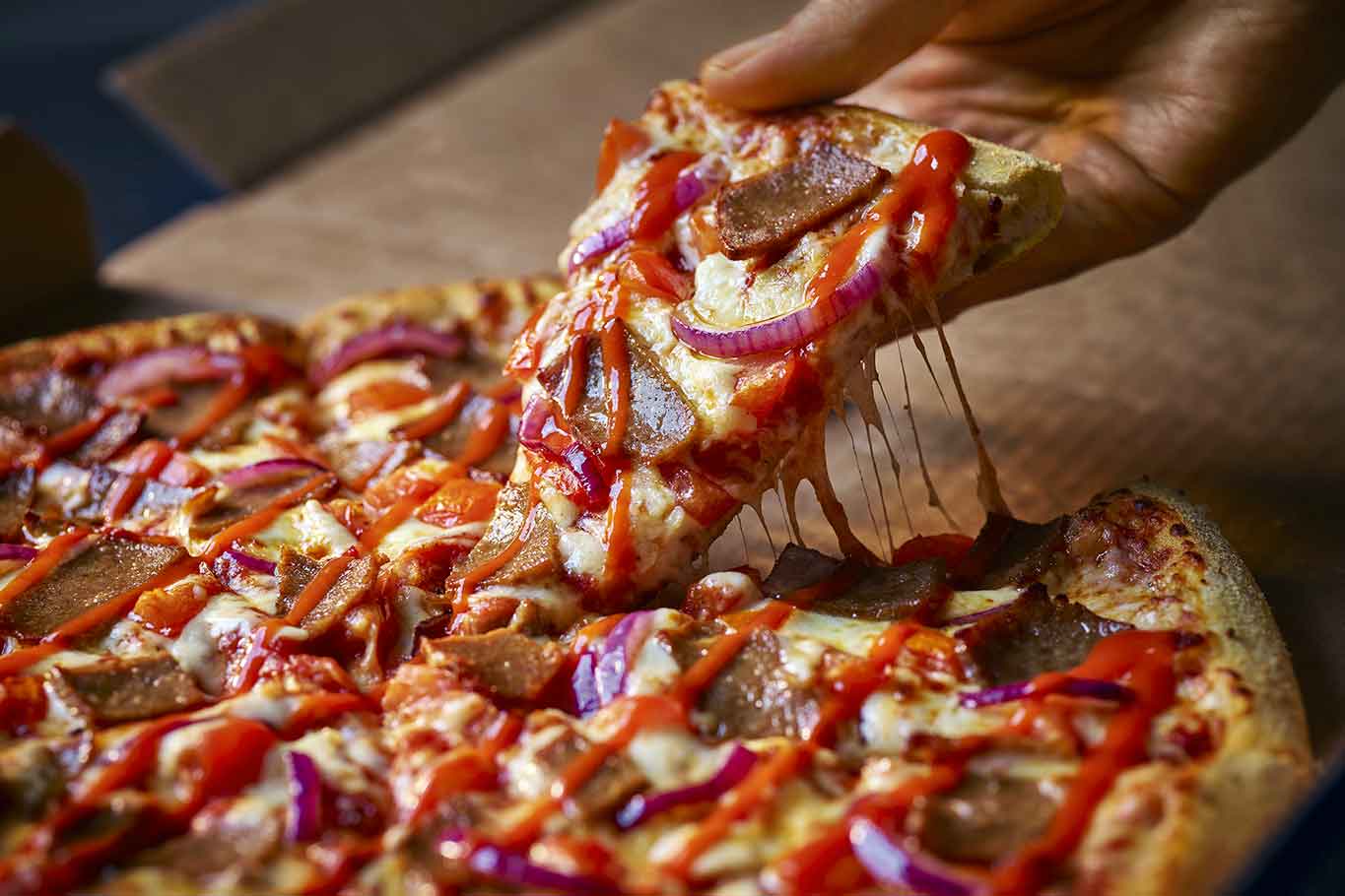 Pizza kebab fetta