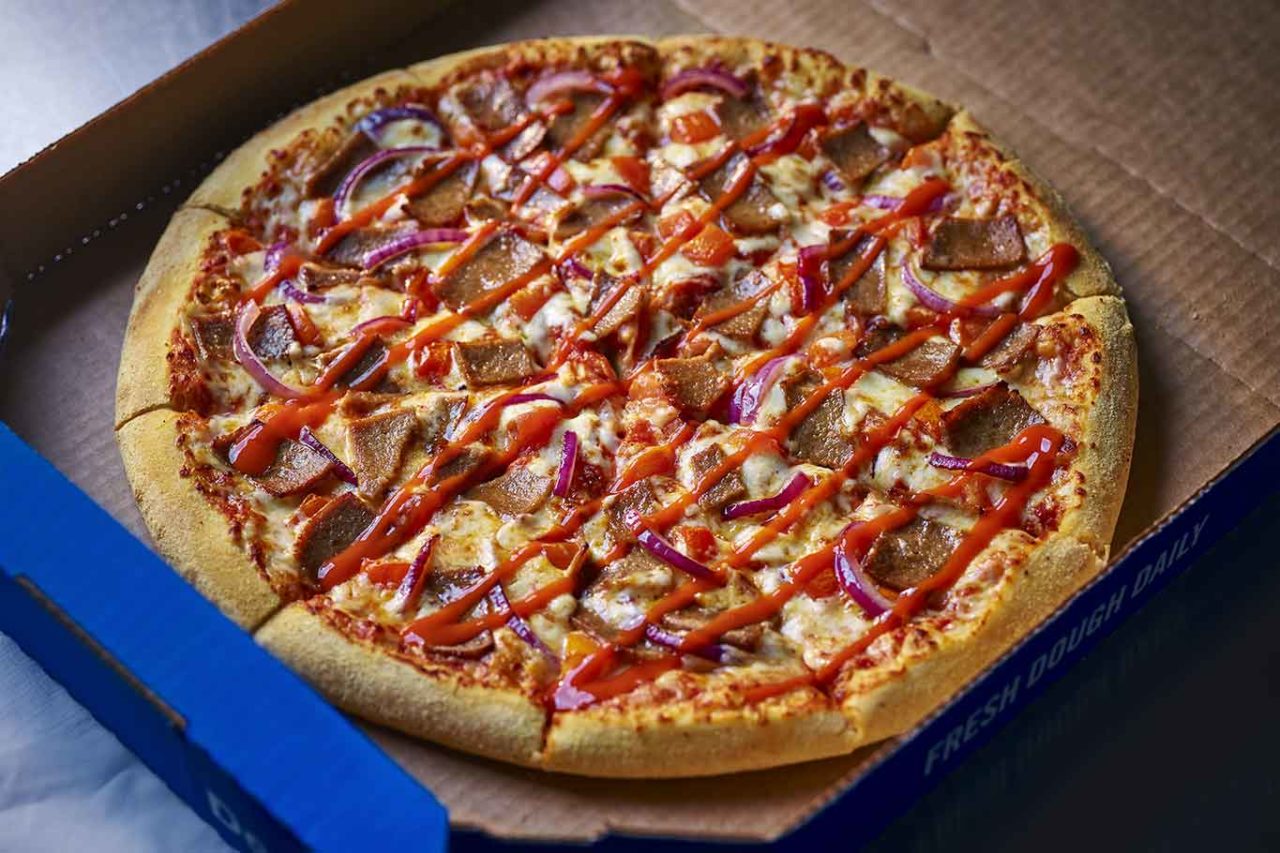 Pizza kebab cartone