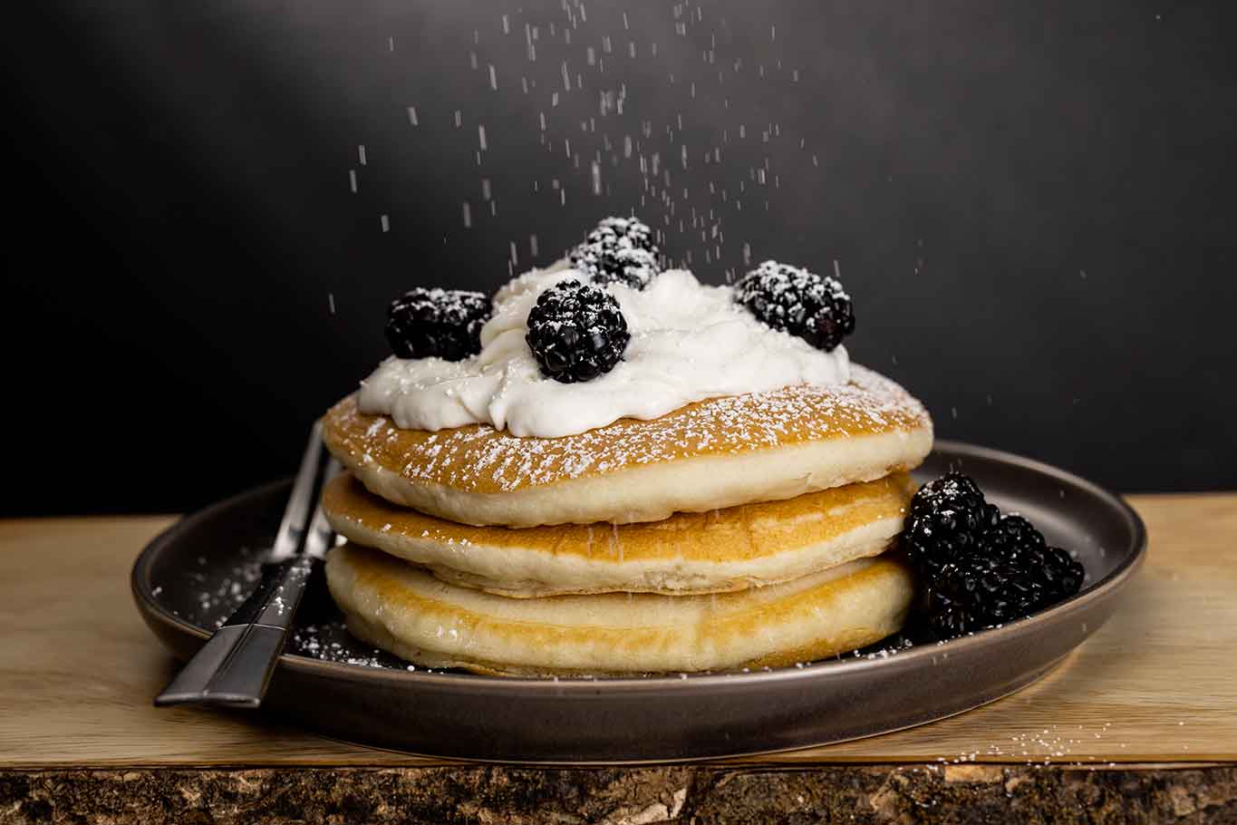 Pancake zucchero a velo