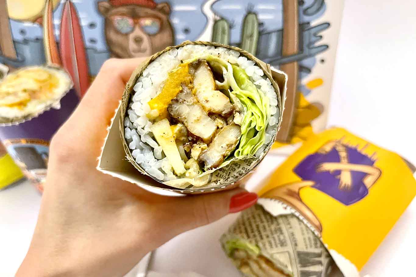 sushi burrito a Palermo Boorry