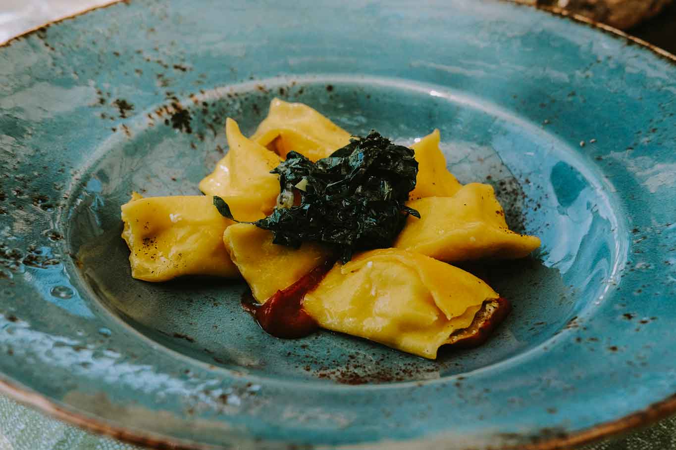 Rinuccio 1180 ristorante Antinori Chianti Classico ravioli